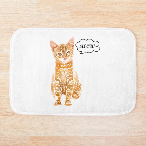 Aperçu de l'œuvre Chat roux meow, miaule, miaulement créée et vendue par Stéphane  Thirion.