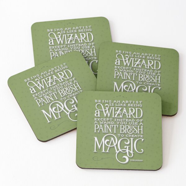 Item preview, Being an Artist is like Being a Wizard designed and sold by roguecrusade.