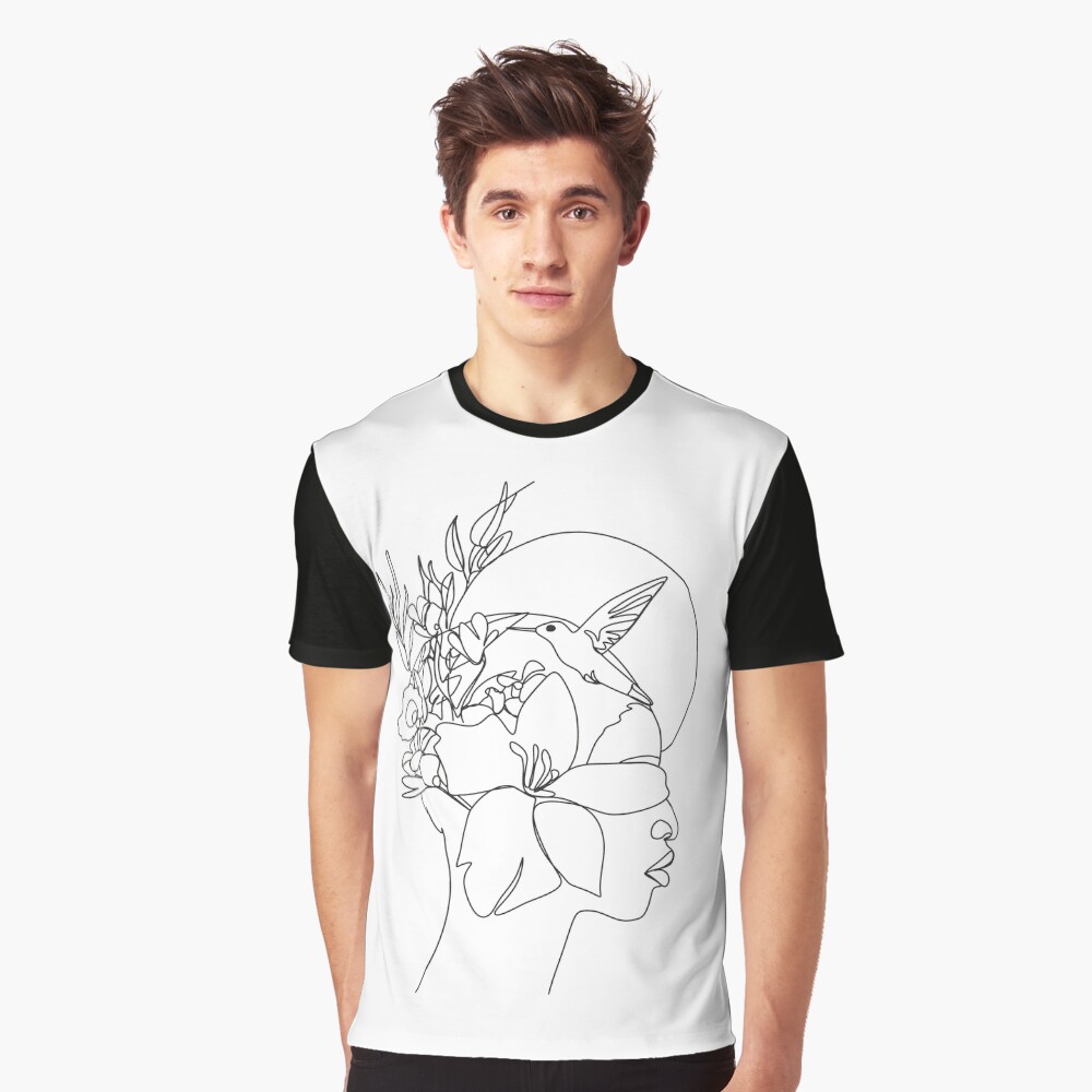 Aperçu de l'œuvre T-shirt graphique créée et vendue par NinaVelychko.