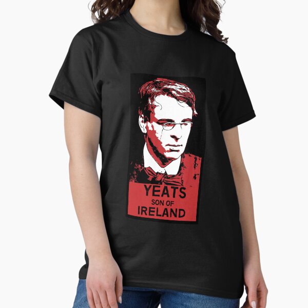 Artikel-Vorschau von W B Yeats Poetry Fan Geschenke - Irish Poetry Poster - Yeats T-Shirt - Dublin - Irish Gifts, designt und verkauft von happygiftideas.