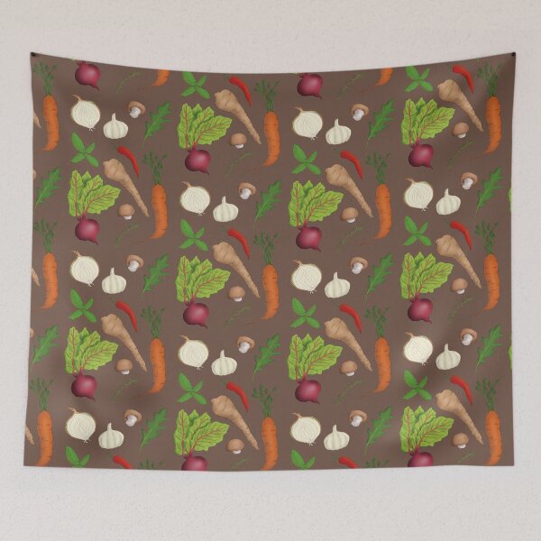 Item preview, Vegetables brown designed and sold by Annelizard.