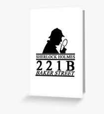 Sherlock Holmes Address 1 Greeting Card