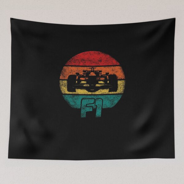 Item preview, F1 Shape, vintage color sunset, f1 mask designed and sold by NiceSign.