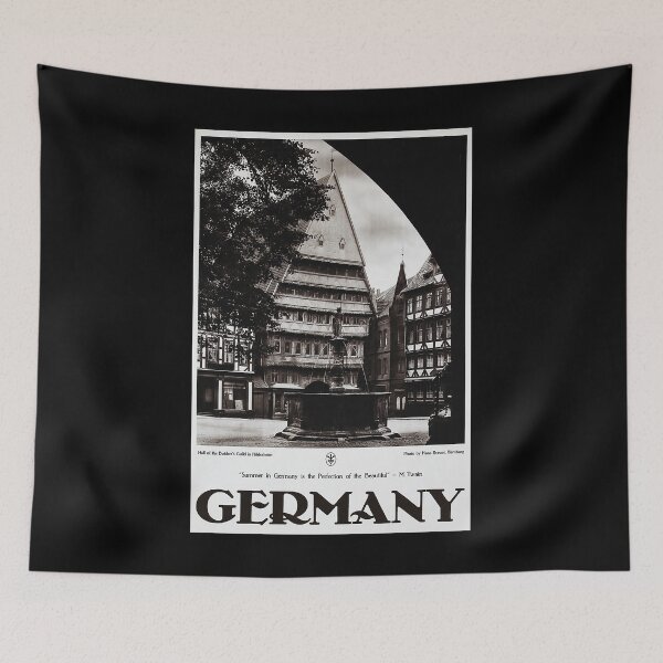 Item preview, Germany retro poster designed and sold by CorasPosters.
