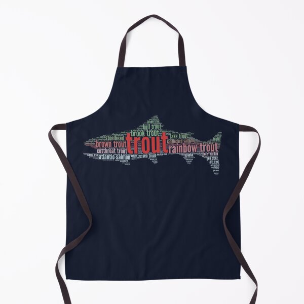 Item preview, Trout Word Cloud designed and sold by hermitenvy.