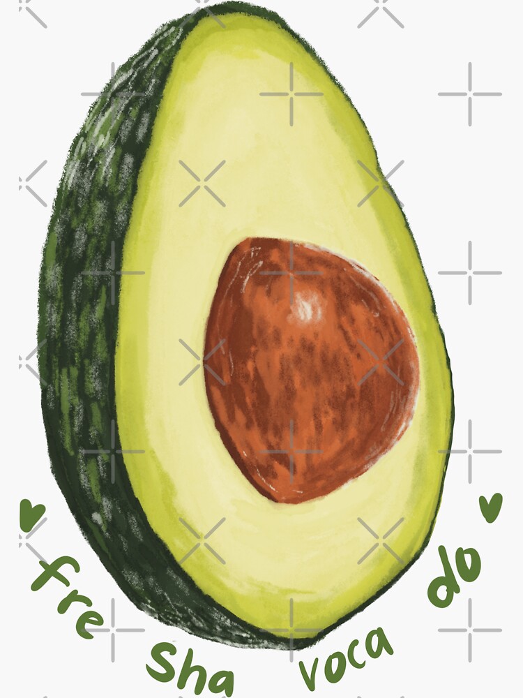 Fre Sha Voca Do Avocado Sticker by CallieBarbas