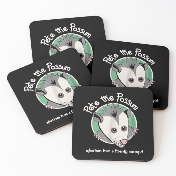 Item preview, Pete the Possum Shirt Friendly Environmental Aphorisms designed and sold by JanelAmico.