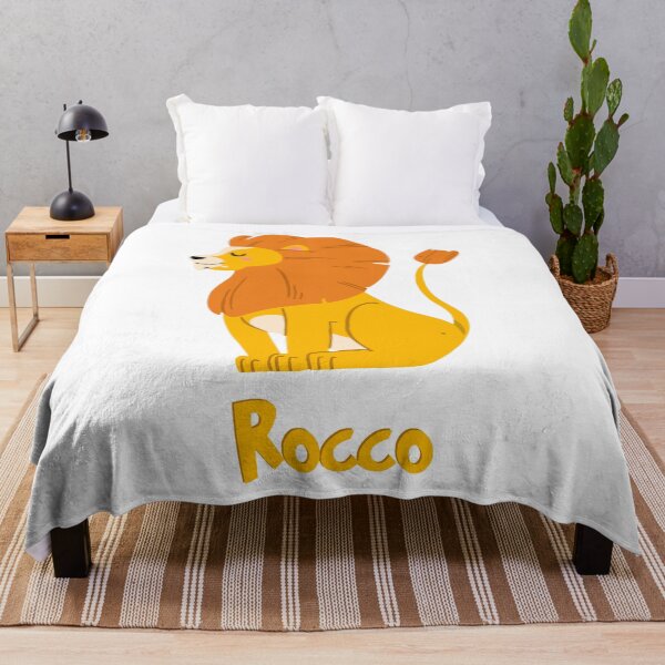 Item preview, Rocco Lion Baby Boy Wild Animal Name designed and sold by HelloFromAja.