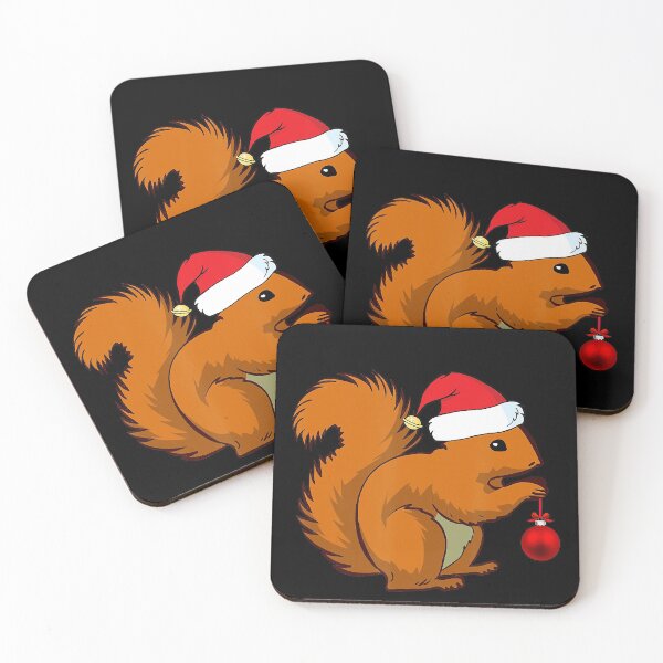 Item preview, Funny Squirrel Christmas T-Shirt Santa Hat Animal Gift Kids T-Shirt designed and sold by LenaEhrlichmann.