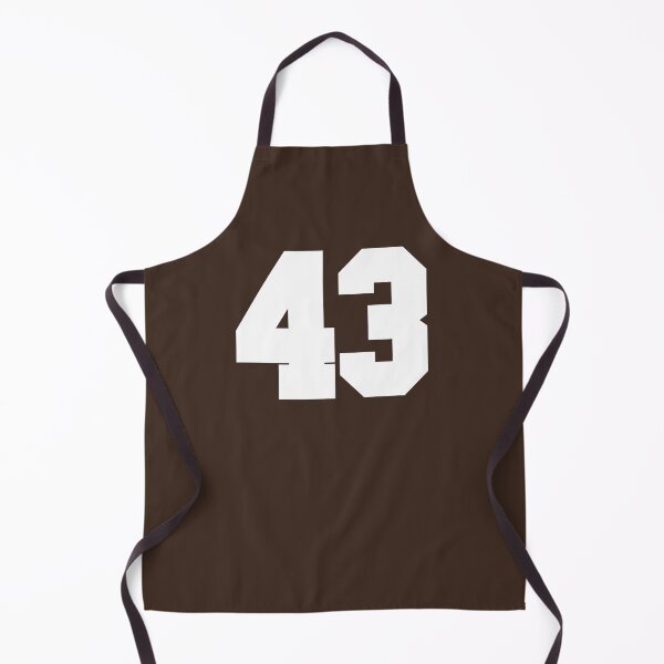 Item preview, 43 Number Cleveland Sports Fourty-Three Brown Jersey designed and sold by HelloFromAja.