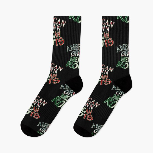 Item preview, American Grown Mexican Roots Tee Proud USA Mexico Flag Love T-Shirt designed and sold by Renergie.