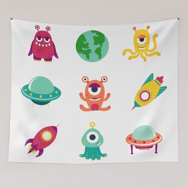 Item preview, CUTE ALIENS designed and sold by soukainam ART.