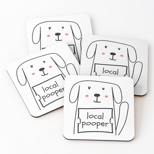 Item preview, Local Pooper Cute Dog Sarcasm designed and sold by SAVWIS.