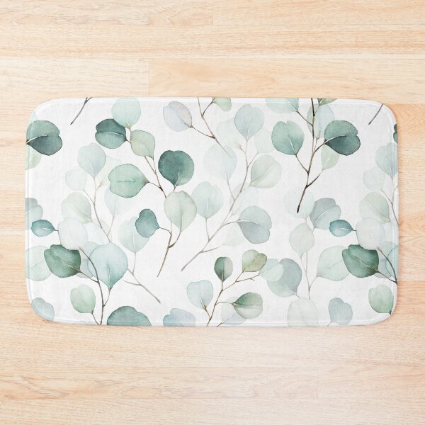 Item preview, Floral Geenery Eucalyptus leaves designed and sold by enCreme.