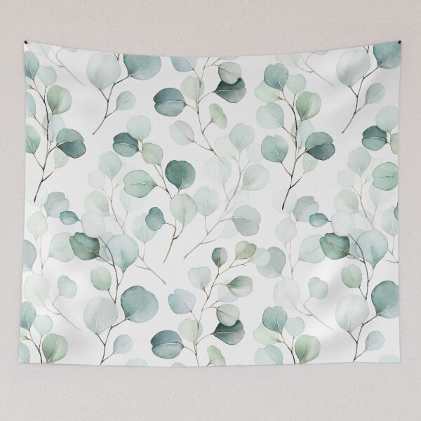 Item preview, Floral Geenery Eucalyptus leaves designed and sold by enCreme.