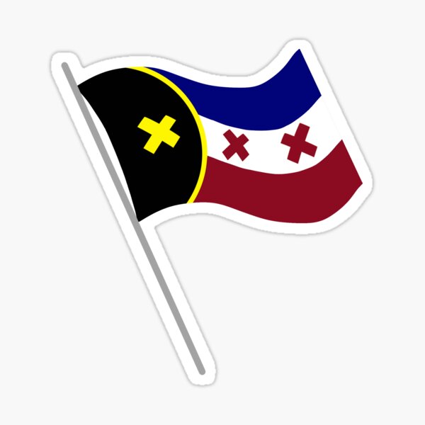 "L’manburg Flag Gray" Sticker by ArtsyLain | Redbubble