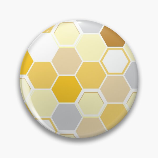 Item preview, Yellow hexagons seamless pattern designed and sold by Albamarina.