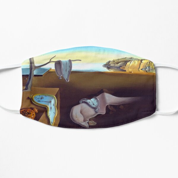 Salvador Dali The Persistence of Memory 1931 Artwork, Wall Art, Prints, Posters, Tshirts, Men, Women, Kids Masque sans plis
