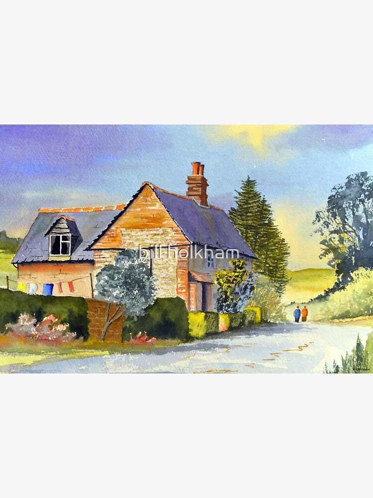 "Cottage At Coleshill Village Buckinghamshire" Poster by billholkham