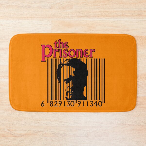 Item preview, The Prisoner logo with face looking through a barcode. designed and sold by MultistorieDog.