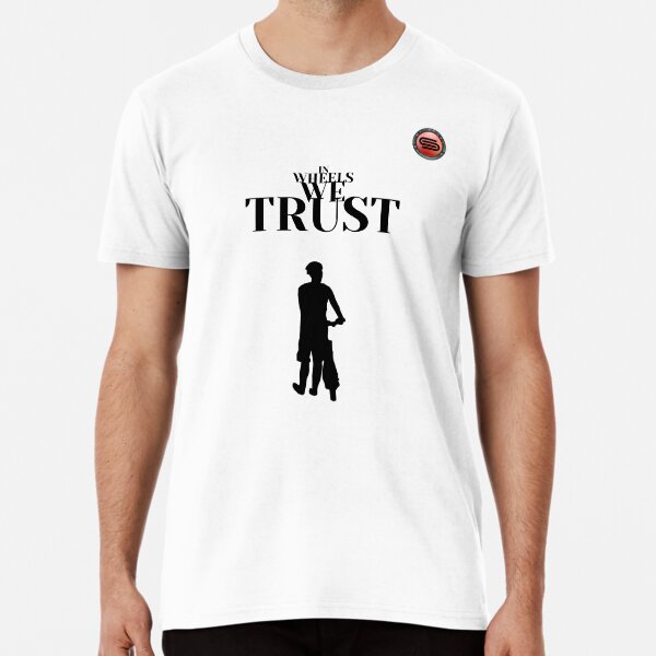cyclostock - IN WHEELS WE TRUST (black) Premium T-Shirt