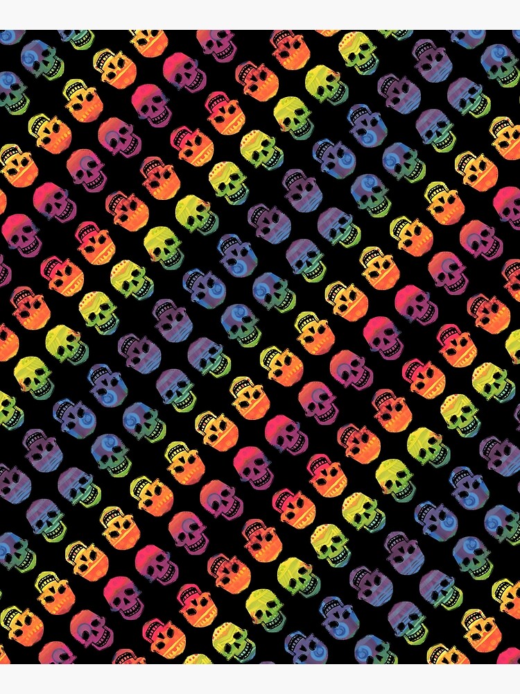 Rainbow Skulls Design- 2020 by gwennpaints