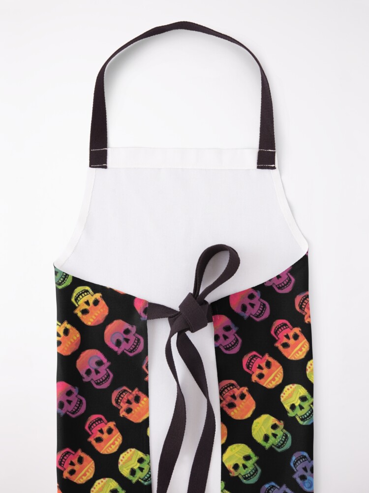 Alternate view of Rainbow Skulls Design- 2020 Apron