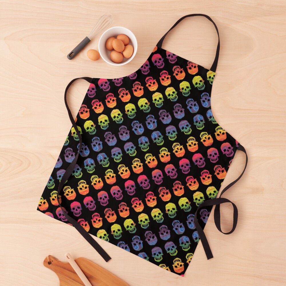Rainbow Skulls Design- 2020 Apron