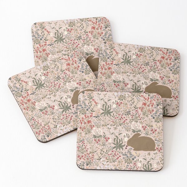 Item preview, Fall Bunny and Blooms - Pale Rose designed and sold by ForYouWithLove.