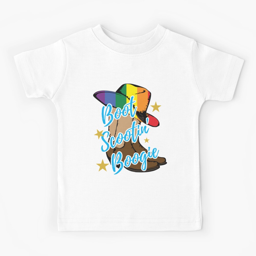 "Boot Scootin Boogie Country Line Dancing Design LGBTQ Pride Flag