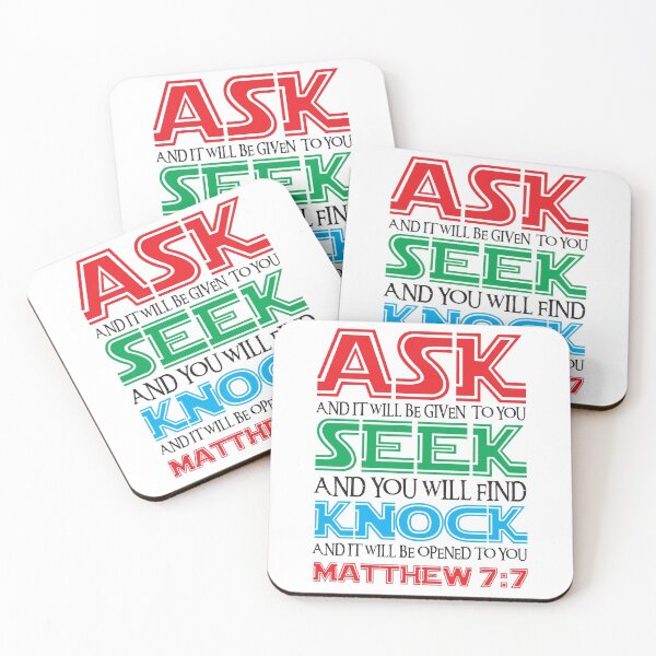 Item preview, Ask Seek Knock designed and sold by plushism.