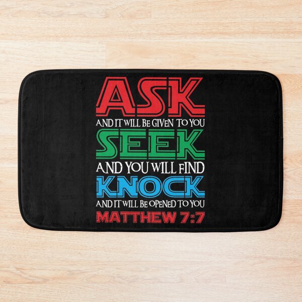 Item preview, Ask Seek Knock designed and sold by plushism.