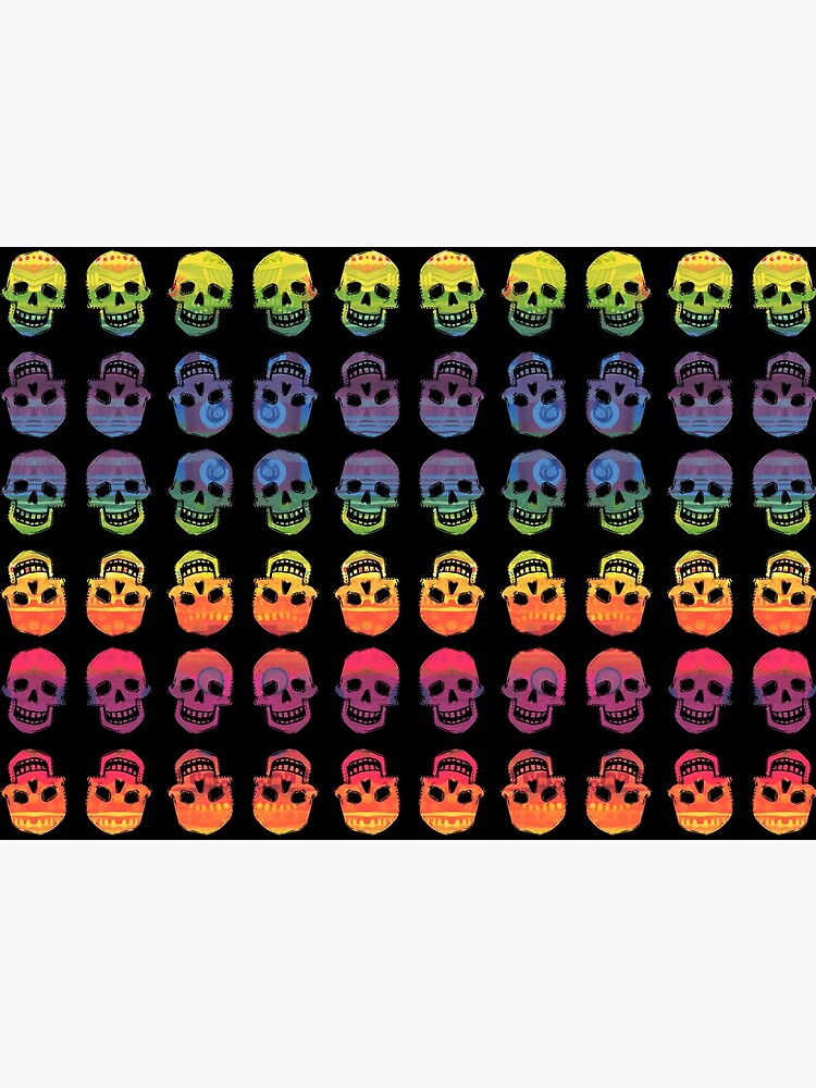 Rainbow Skulls Design- 2020 by gwennpaints
