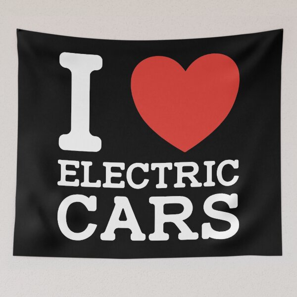 Item preview, I Love Electric Cars  designed and sold by OdmiDesign.