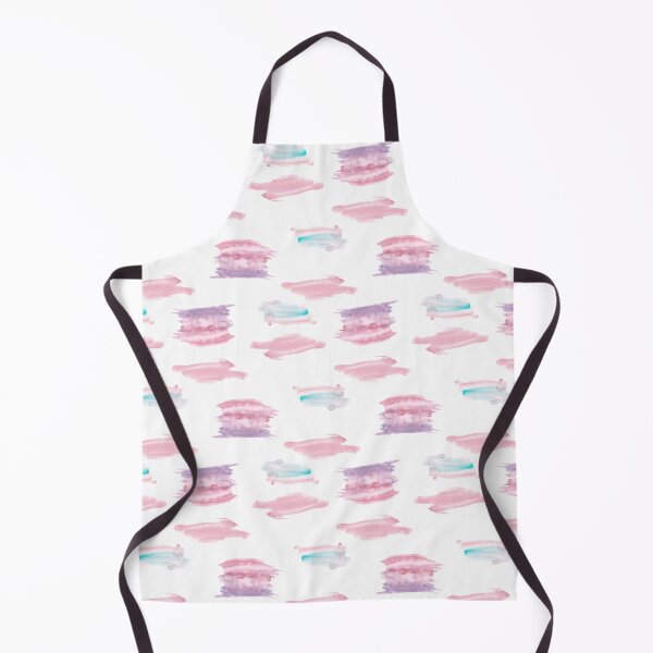 Item preview, Pink watercolor brush strokes on white background designed and sold by FotoKistochka.
