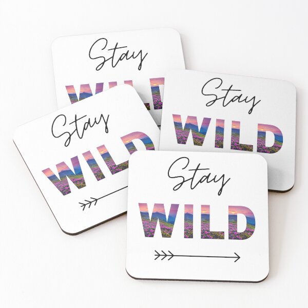 Item preview, Colorful Stay Wild with Wild Flowers designed and sold by FazCreations.
