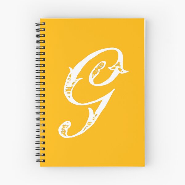 Item preview, Antique Stylish White Mustard Yellow Monogram Letter G designed and sold by Vintage-TM.