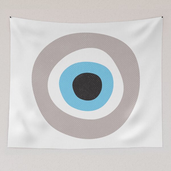 Item preview, Warm Grey Evil Eye Symbol designed and sold by Inogitna Designs.
