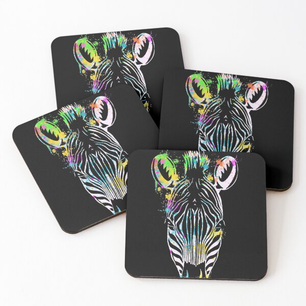 Item preview, Cool Colorful Zebra Rainbow Color Blast Zebra Art T-Shirt designed and sold by BrockSly.