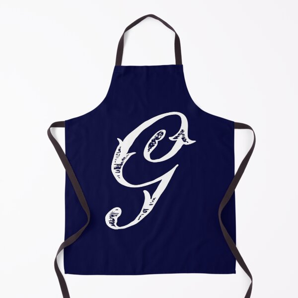 Item preview, Antique Stylish White Navy Blue Monogram Letter G designed and sold by Vintage-TM.