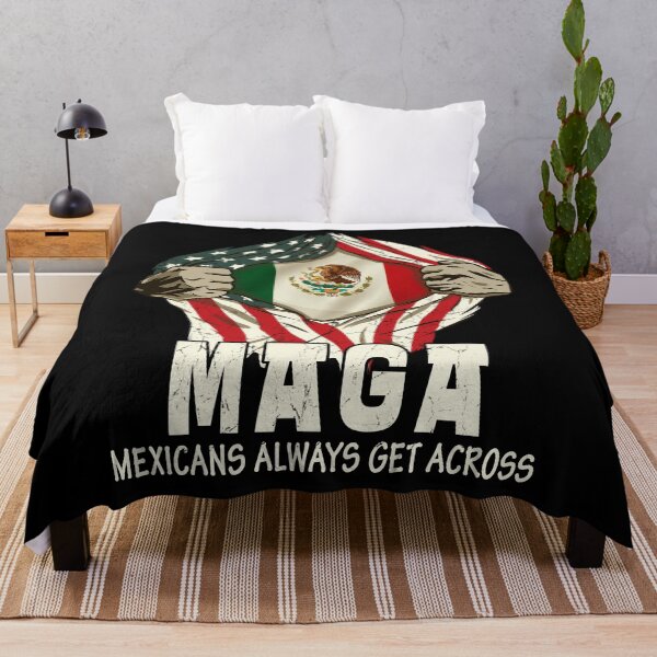 Item preview, MAGA Mexicans Always Get Across Mexican Roots Proud Flag designed and sold by Renergie.