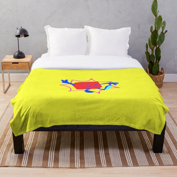BLOCKY BFB (EYESTRAINY COLOURS) Throw Blanket