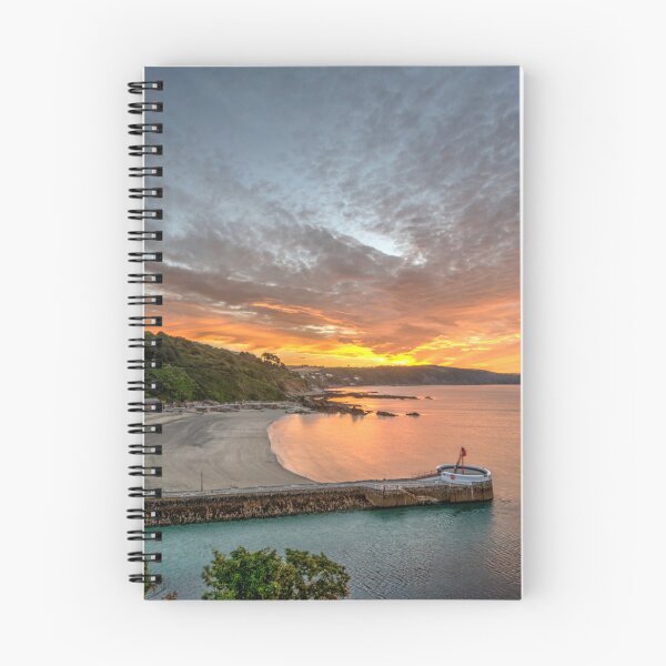 Item preview, Vivid Sunrise over Banjo Pier Looe in Cornwall designed and sold by rosiephotos.