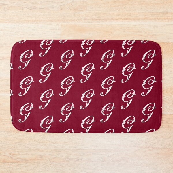 Item preview, Antique Stylish White Burgundy Red Monogram Letter G designed and sold by Vintage-TM.