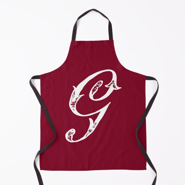 Item preview, Antique Stylish White Burgundy Red Monogram Letter G designed and sold by Vintage-TM.