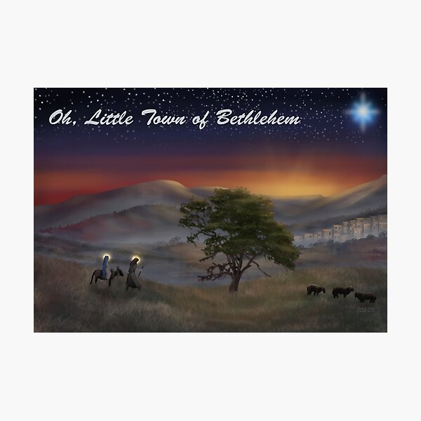 Christmas: Mary and Joseph Photographic Print