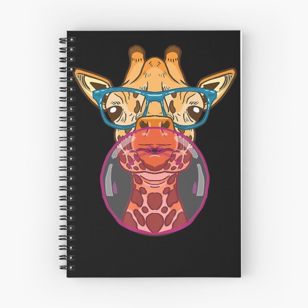 Item preview, Giraffe Glases Bubblegum Funny Animal Chewing Gum Girls Gift T-Shirt designed and sold by ZhenKangFang.