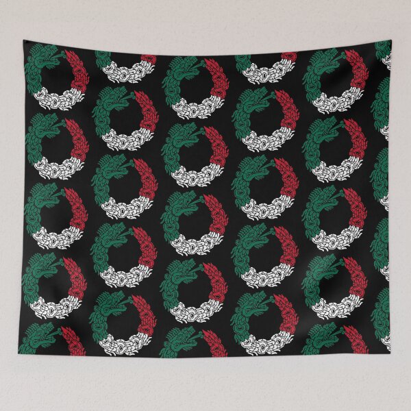 Item preview, Aztec Quetzalcoatl - Serpent Mexican Flag - Mexico Roots designed and sold by anziehend.