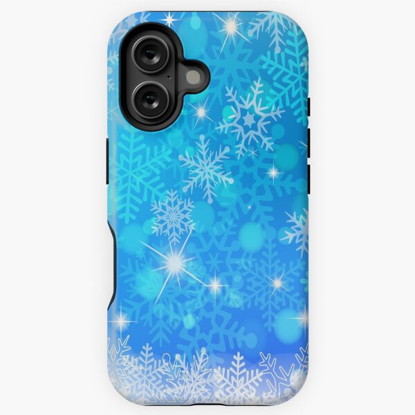 Item preview, blue and white snowflakes pattern designed and sold by nature scenerys.