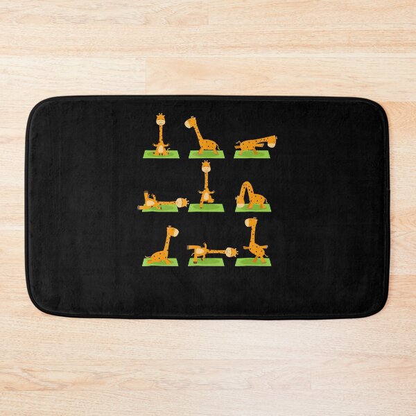 Item preview, Giraffe Yoga Shirt-Yoga Giraffe On Mat-Cool Gifts T-Shirt designed and sold by ZhenKangFang.